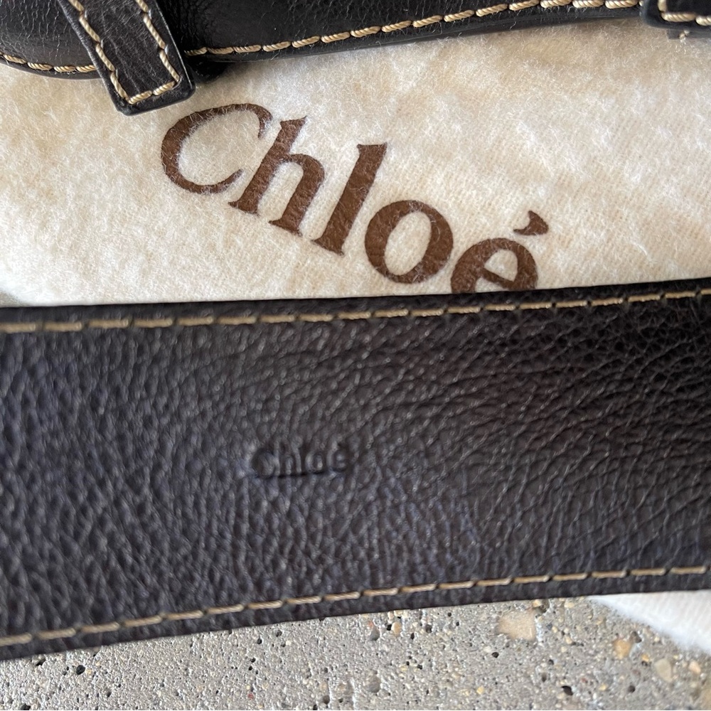 CHLOE EDITH Medium Leather Shoulder Bag - Picture 8 of 15